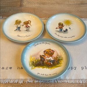 Vintage American Greetings Collector's Edition Plate/ Lot of 3/GiGi